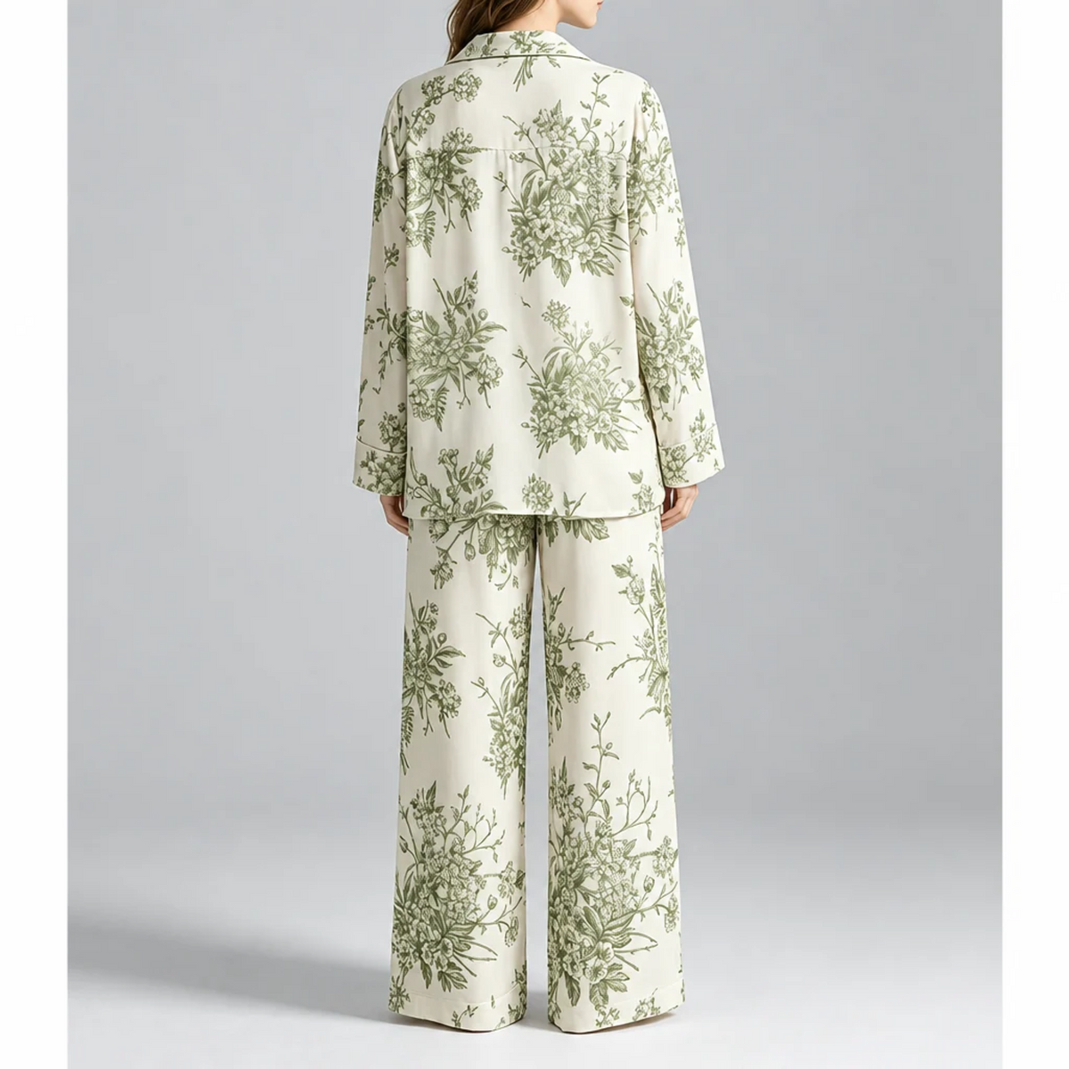 Back view of the Summerhouse Modal Cloud pyjama set.