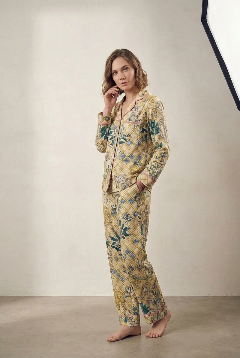 Holiday Island Modal Cloud Short Pyjama Set — Women's
