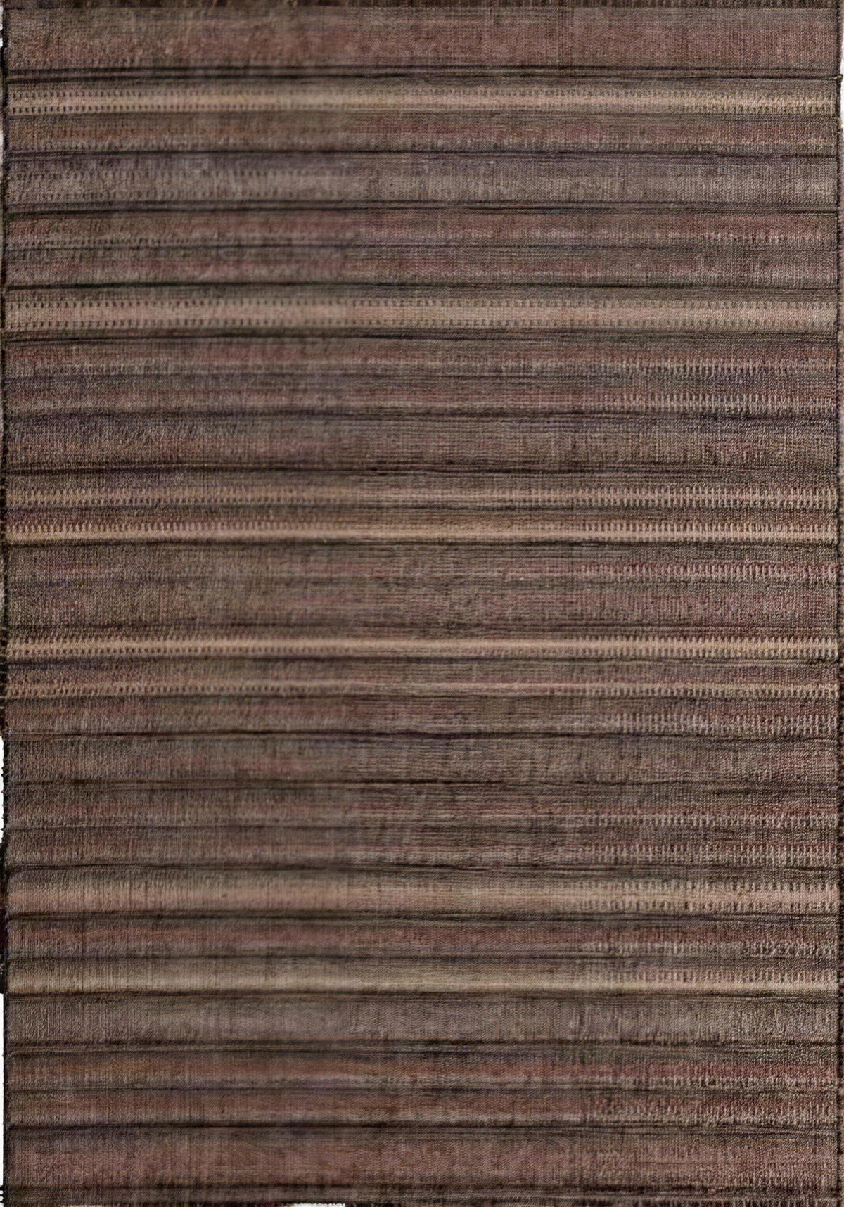 Patterned Flatweave Rug in Cinnamon
