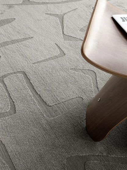 Snow Land Woven rug, styled at home