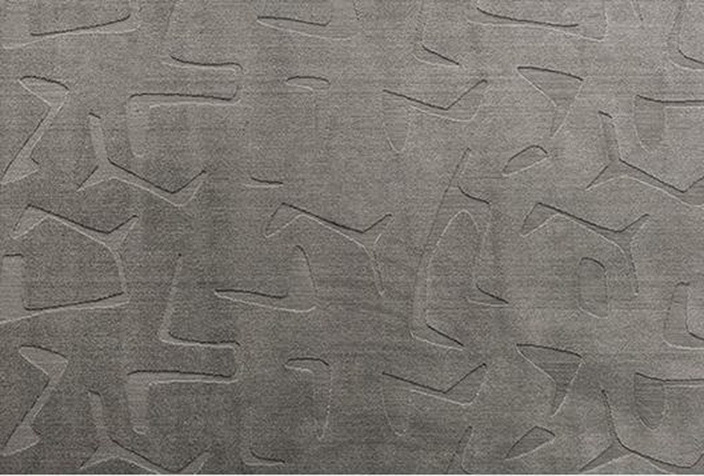 Snow Land Woven Rug in Grey