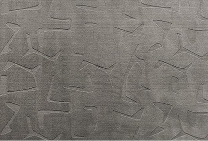Snow Land Woven Rug in Grey