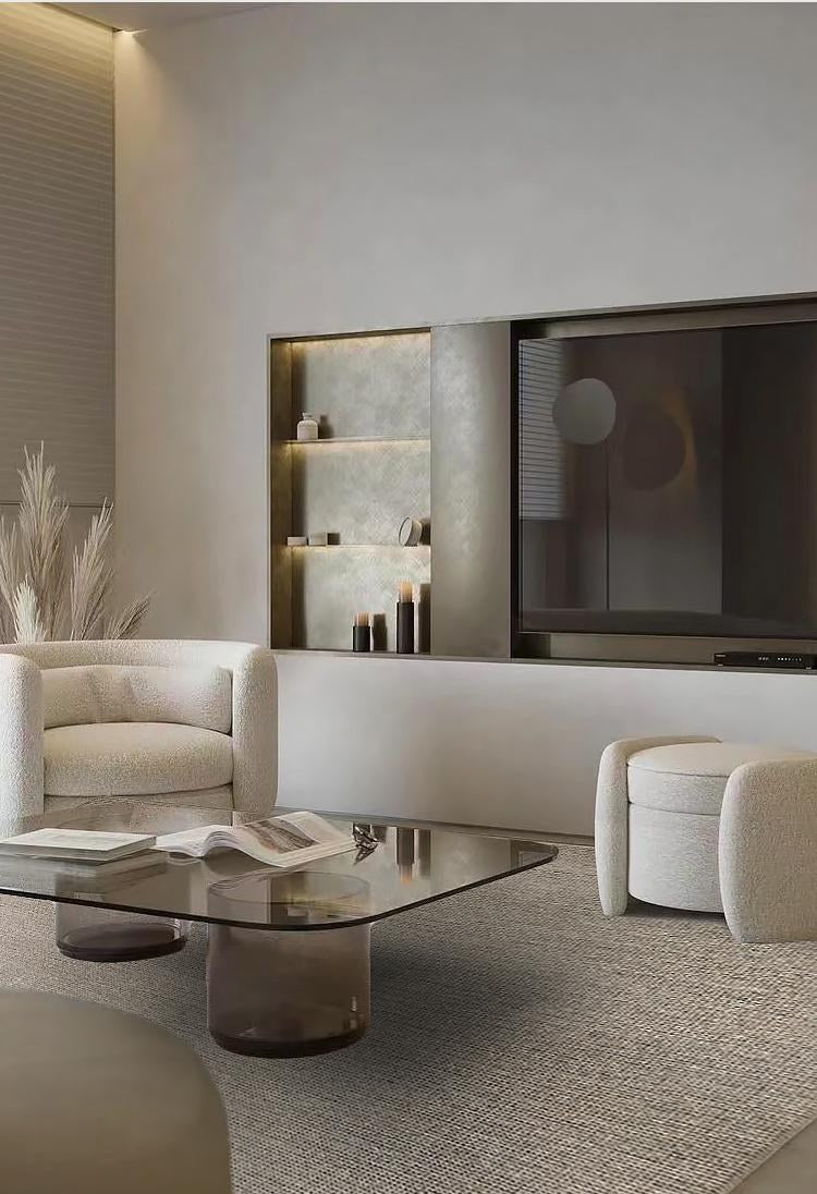 Wool and Jute Woven rug, styled at home