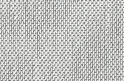 Wool and Jute Woven Rug in White