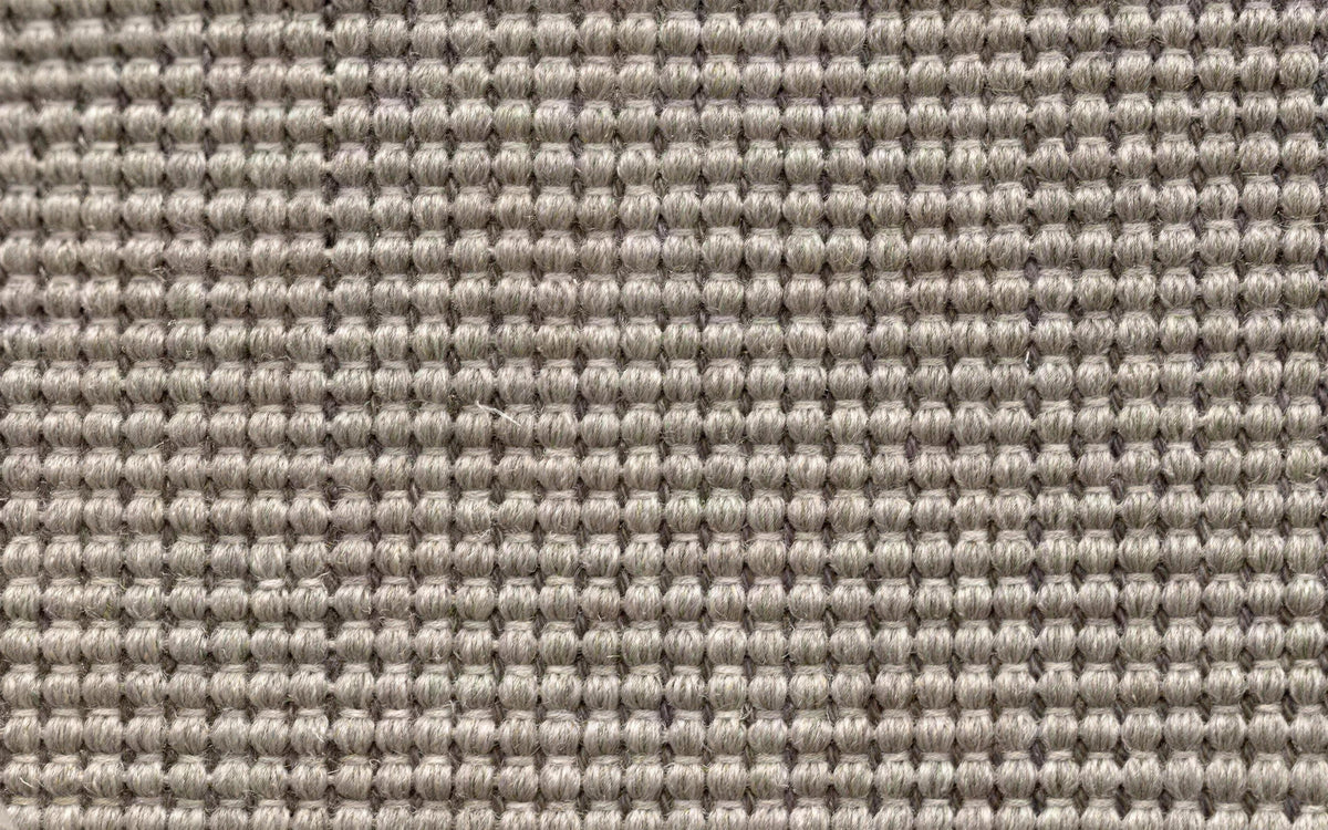 Wool and Jute Woven Rug in Flaxen