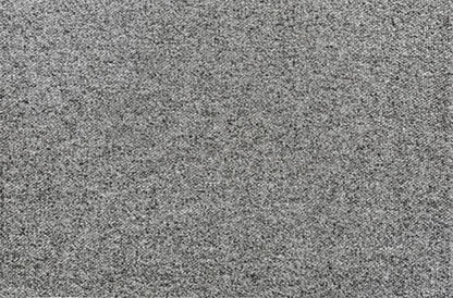 Hand-Woven Salt and Pepper Rug in Black