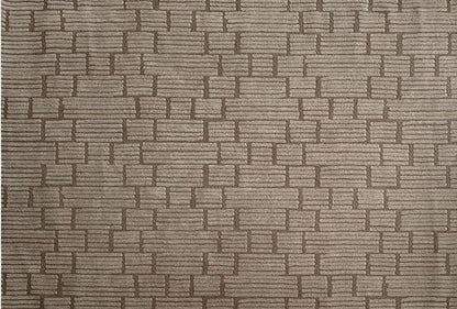 Shadow Overlap Tufted Rug in Camel