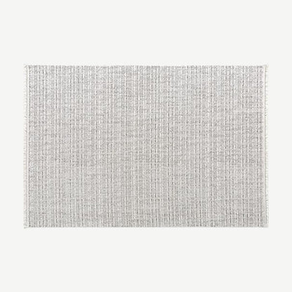 Morning Mist Woven Rug in Light Grey