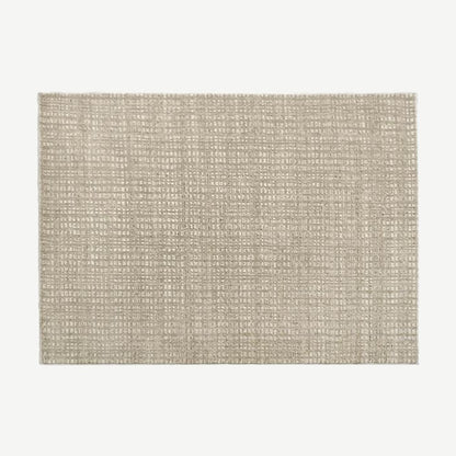 Drift White Textured Rug in Drift White