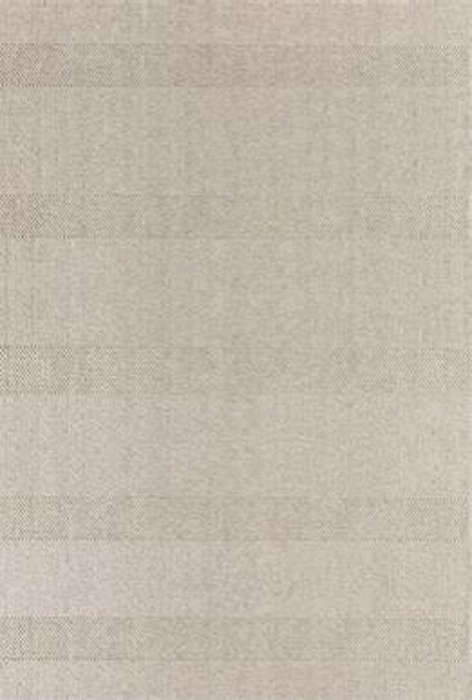 Striped Border Woven Rug in Sand