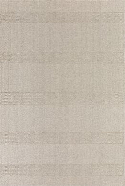 Striped Border Woven Rug in Sand