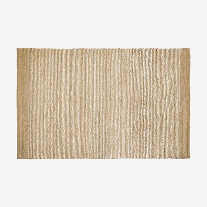 Jute and Wool Hand-Woven Rug in Dawn