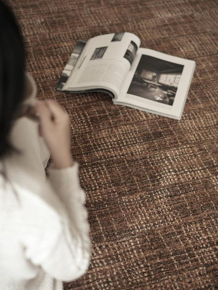 Vintage-Look Woven rug, styled at home