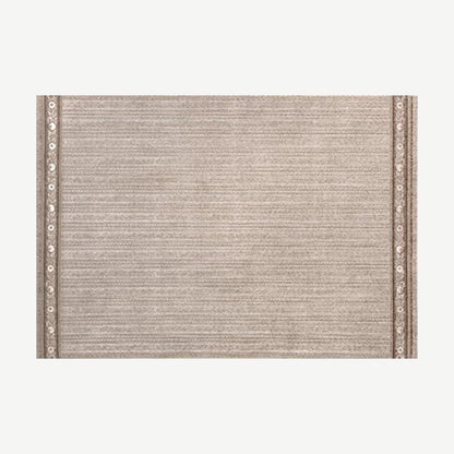 Vintage-Look Woven Rug in Rose Beige