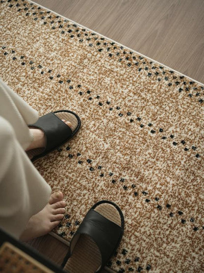 Woven Hallway Runner rug, styled at home