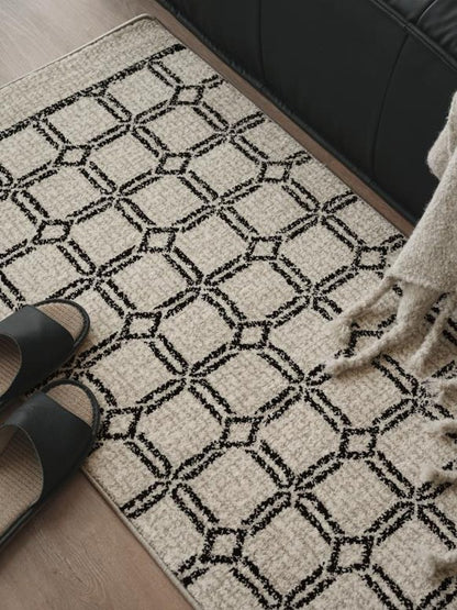 Woven Hallway Runner rug, styled at home
