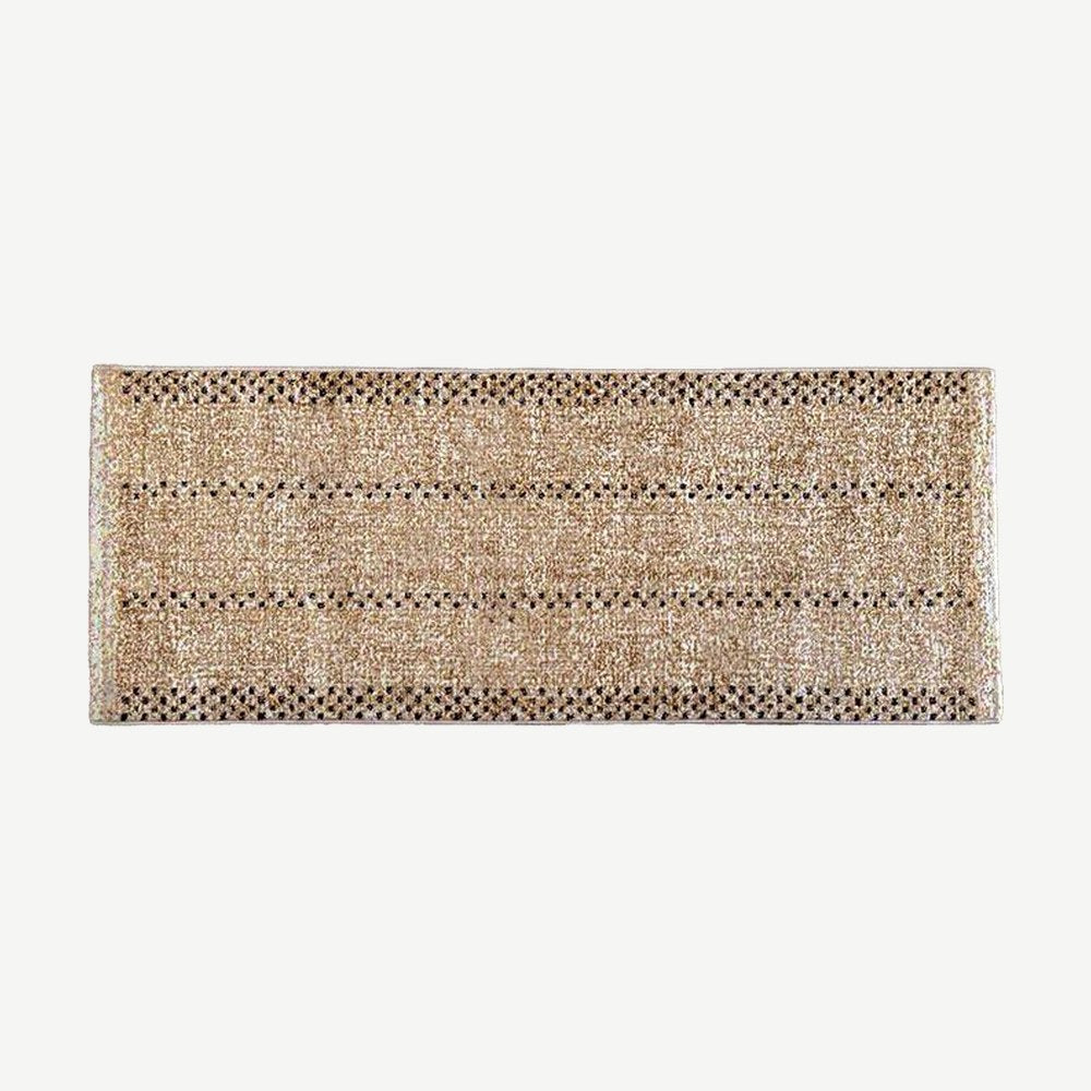 Woven Hallway Runner Rug in Sand Fleck