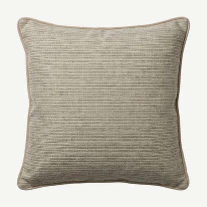Taupe jacquard cushion cover, 50 x 50 cm