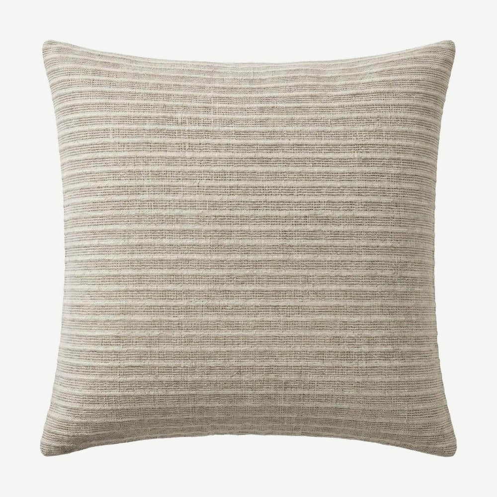 Oat Stripe jacquard cushion cover, 50 x 50 cm