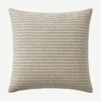 Oat Stripe jacquard cushion cover, 50 x 50 cm