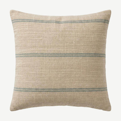 Sand & Sky Stripe jacquard cushion cover, 50 x 50 cm