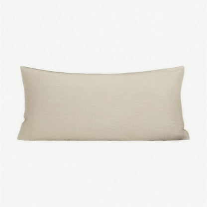 Enzyme-Washed Linen Cotton Cushion Covers in Flaxen