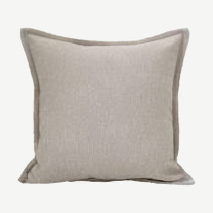 Flecked Jacquard Cotton Cushion Covers in Beige