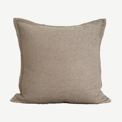 Taupe Heathered Jacquard Cushion Covers