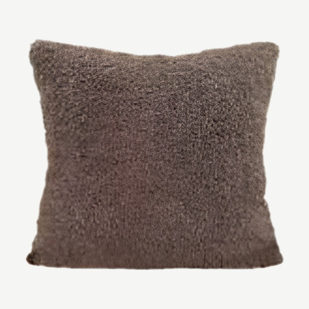 Teddy Faux Fur Cushion Covers in Mocha