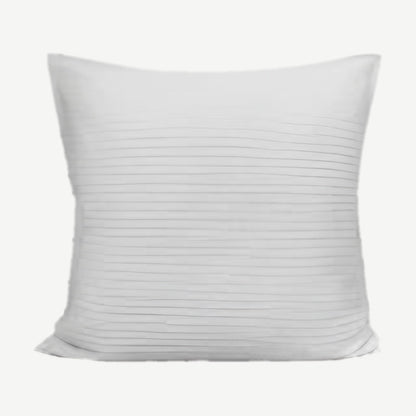 Ribbed Jacquard Cotton Cushion Covers in Ivory