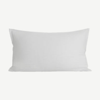 Ribbed Jacquard Cotton Cushion Covers in Ivory