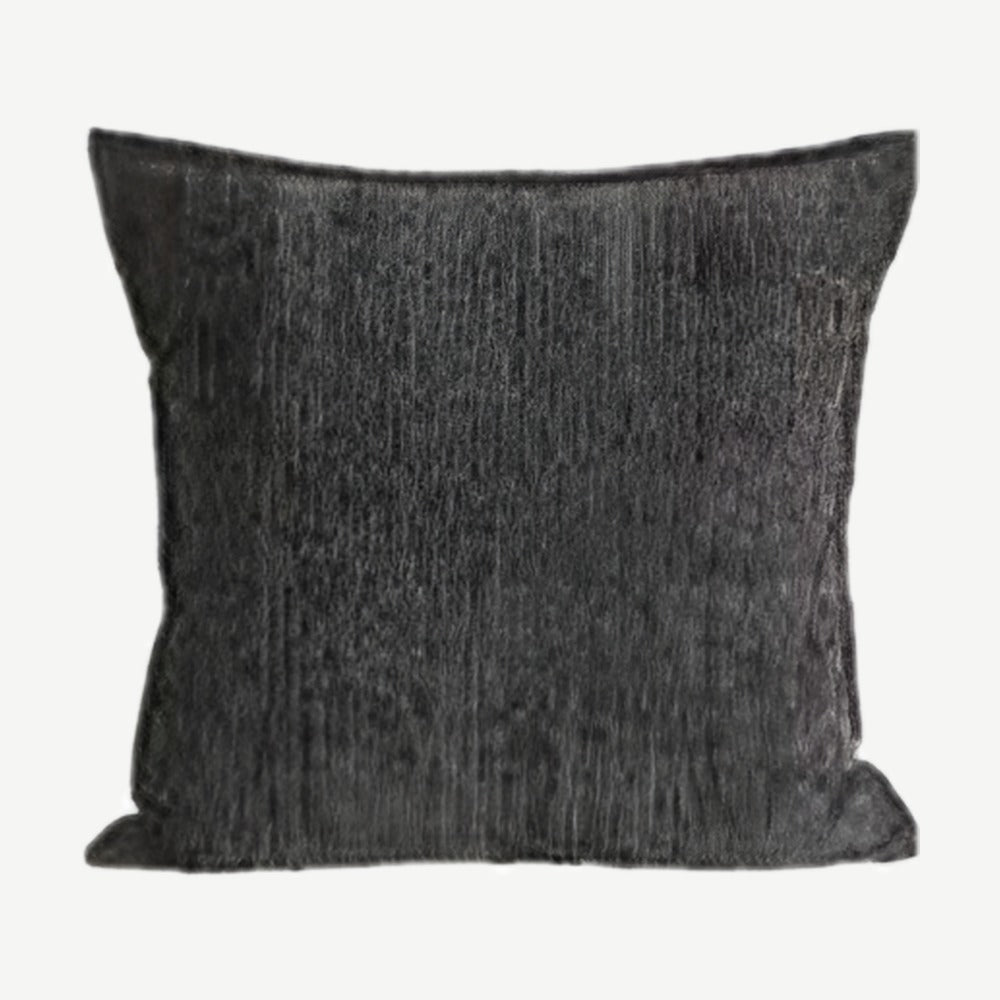 Heathered Jacquard Cushion Covers in Charcoal