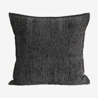 Heathered Jacquard Cushion Covers in Charcoal