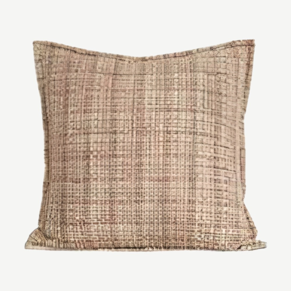 Rose Tweed Jacquard Wool Cushion Covers
