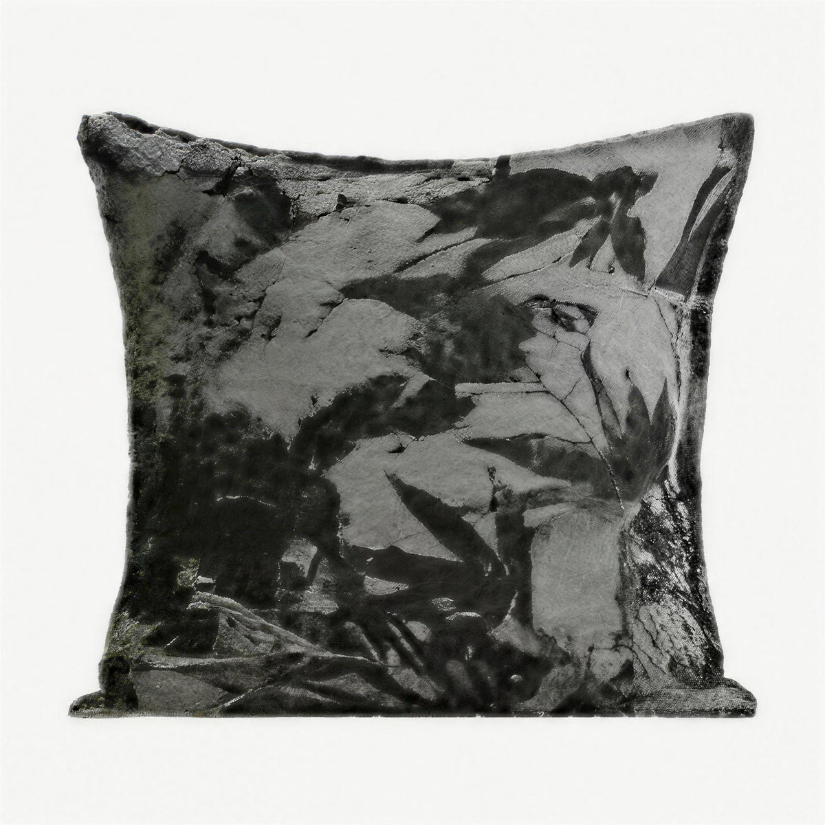 Marbled Jacquard Cushion Covers in Charcoal