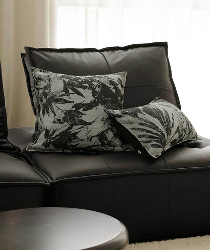 Marbled Jacquard Cushion Covers, styled at home