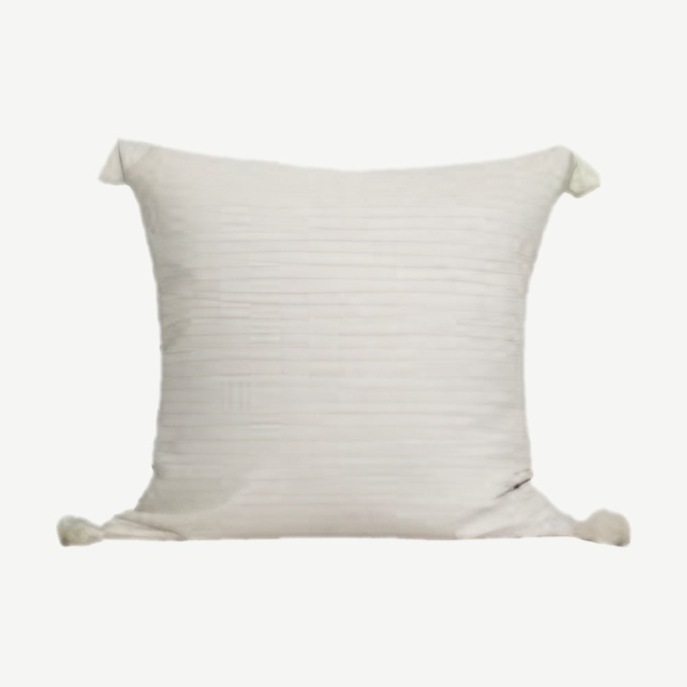 Ivory Tassel Cushion Covers