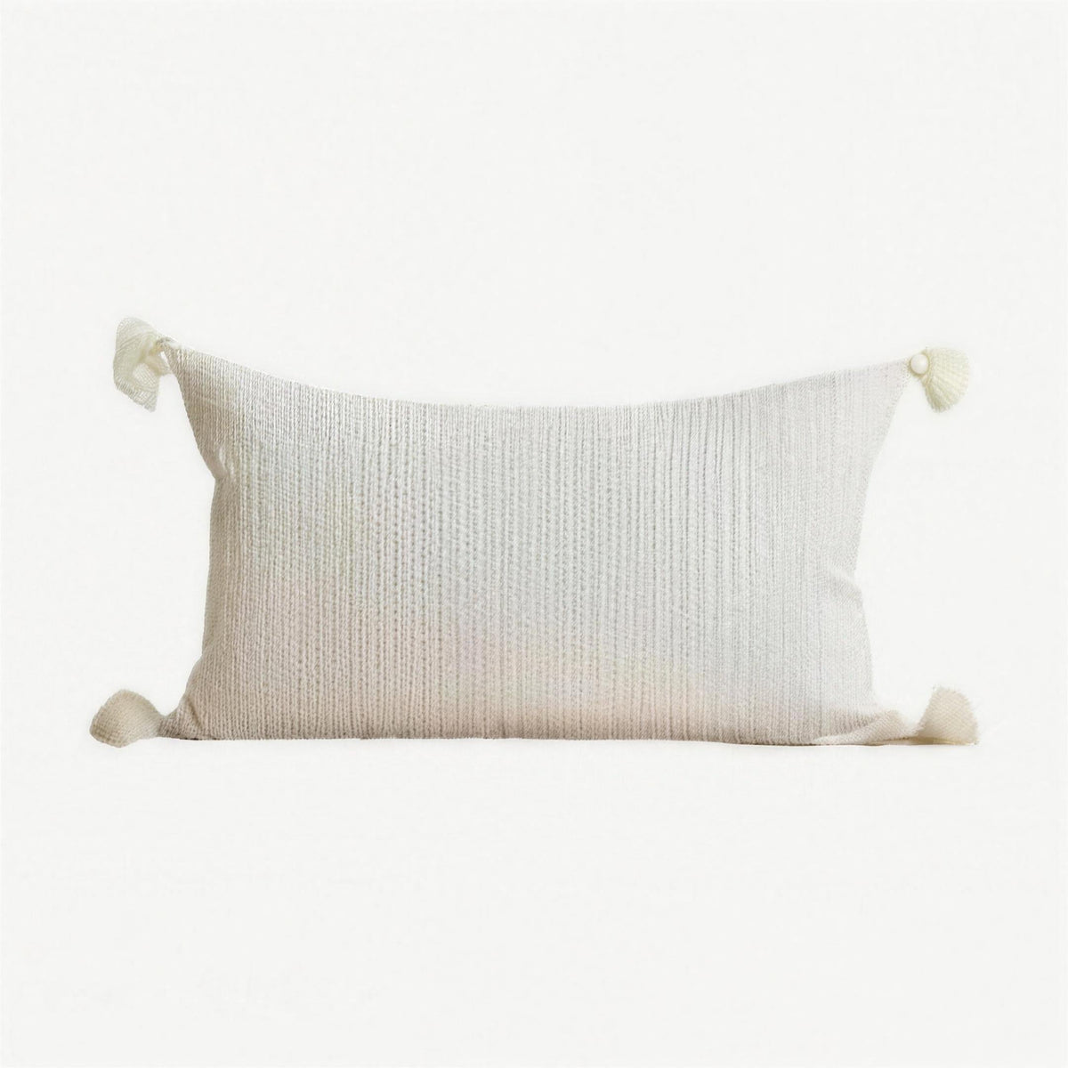 Ivory Tassel Cushion Covers