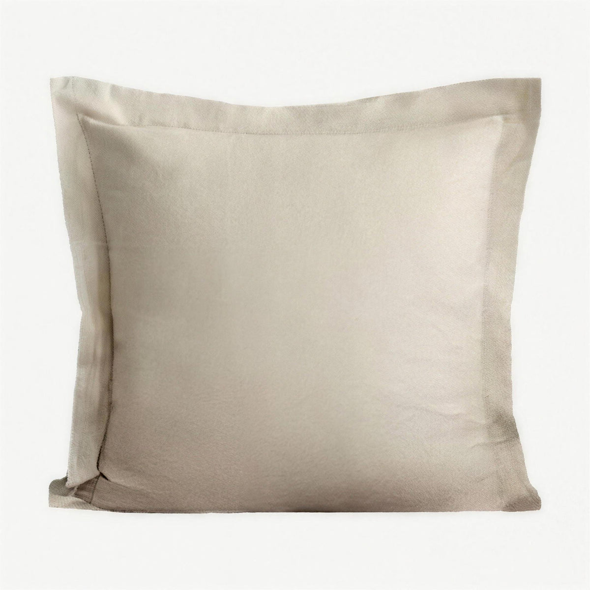Natural Flanged Jacquard Linen Lyocell Cushion Covers