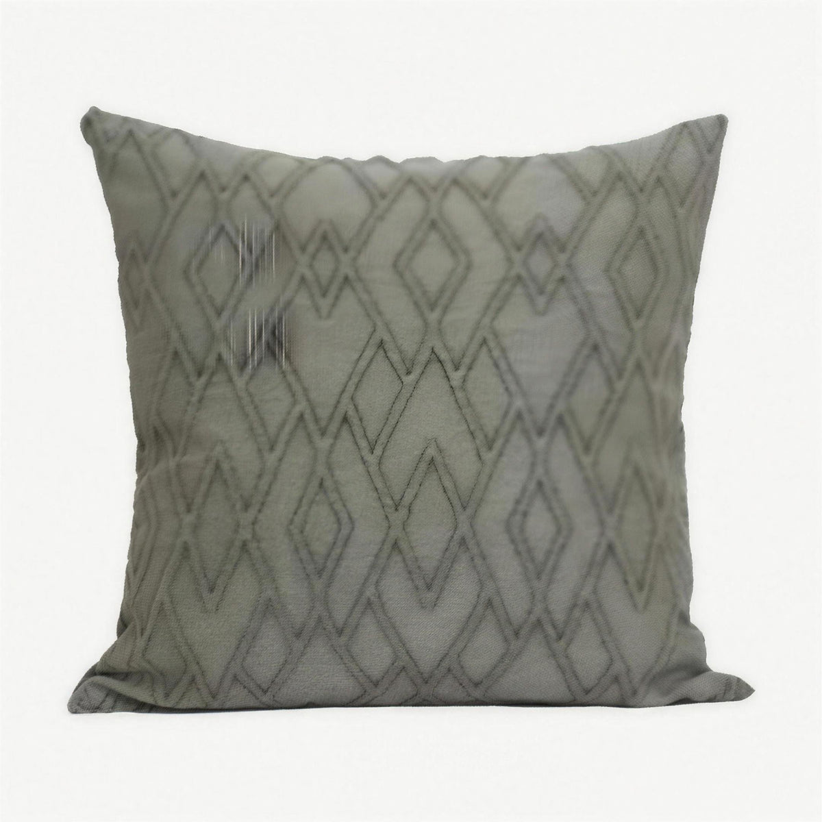 Sage Trellis Jacquard Cotton Cushion Covers