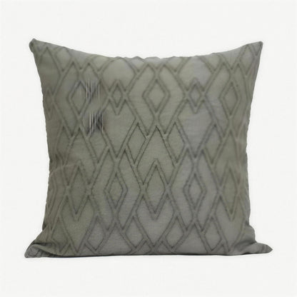 Sage Trellis Jacquard Cotton Cushion Covers