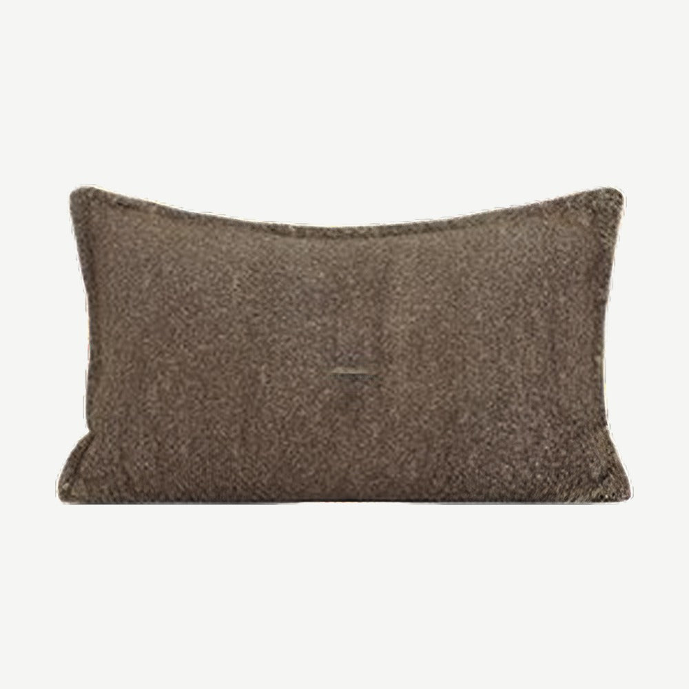 Mocha Bouclé Jacquard Cushion Covers