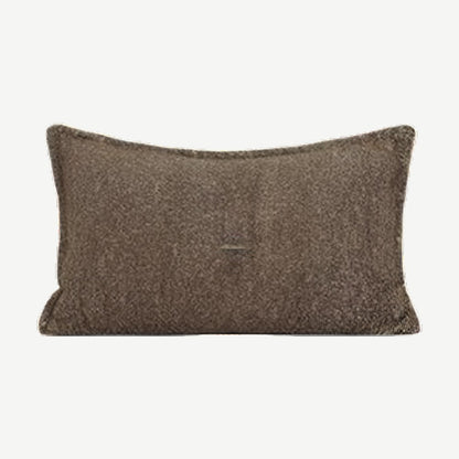 Mocha Bouclé Jacquard Cushion Covers