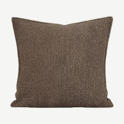 Mocha Bouclé Jacquard Cushion Covers