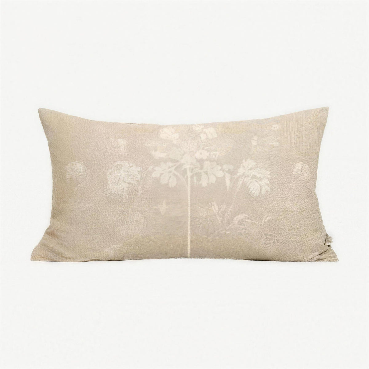 Oat Sprig Embroidery Linen Viscose Cushion Covers