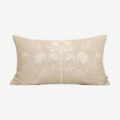Oat Sprig Embroidery Linen Viscose Cushion Covers