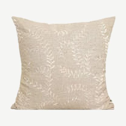 Oat Sprig Embroidery Linen Viscose Cushion Covers
