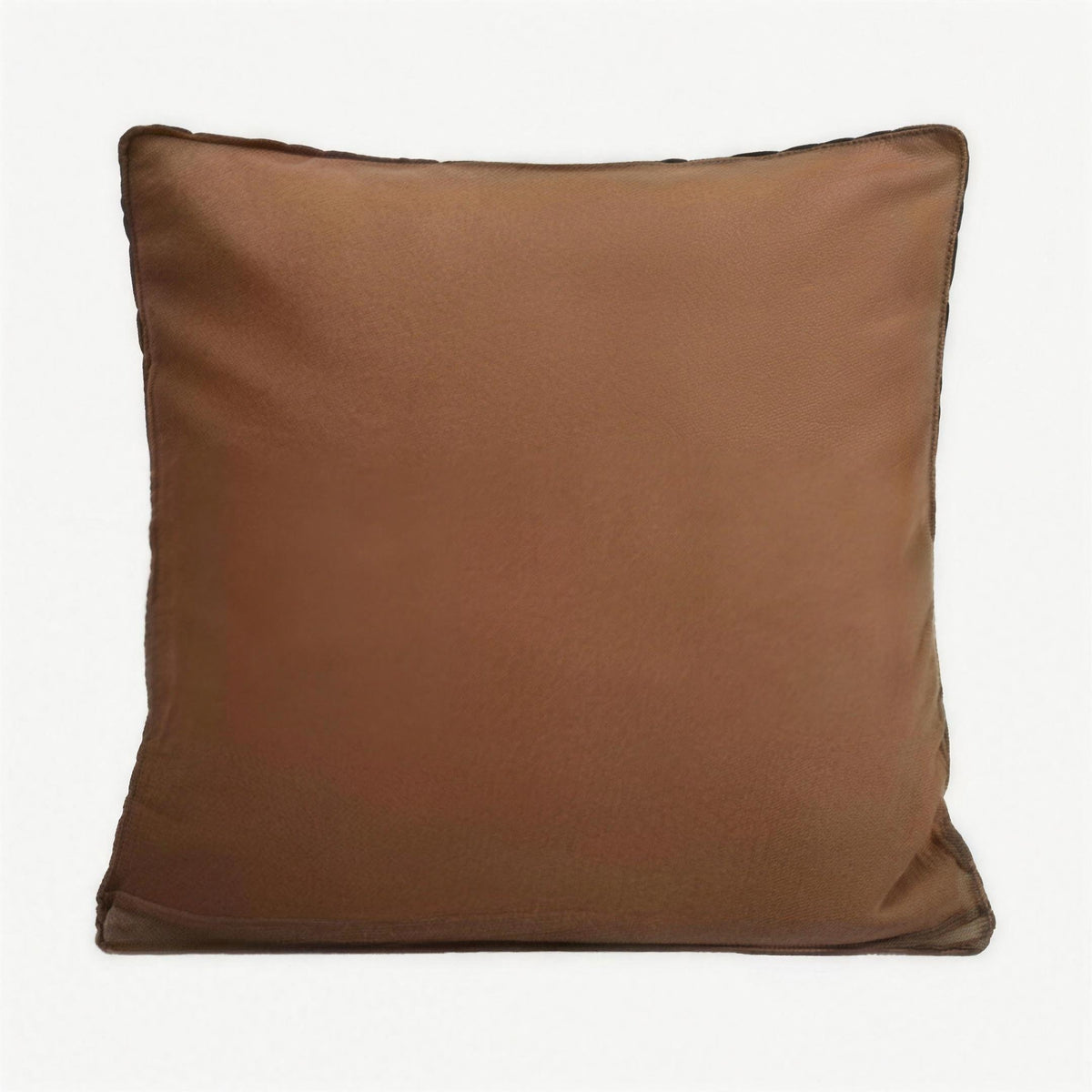 Piped Soft-Touch Cushion Covers in Caramel