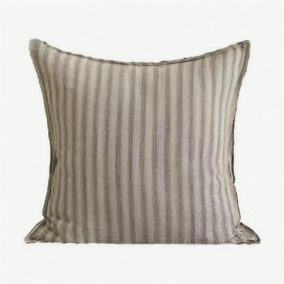 Natural Stripe Jacquard Linen Cushion Covers