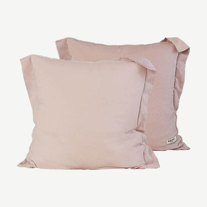 Blush double-face two-tone cushion cover, 55 x 55 cm